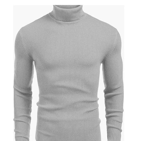 Grey Hi-Neck